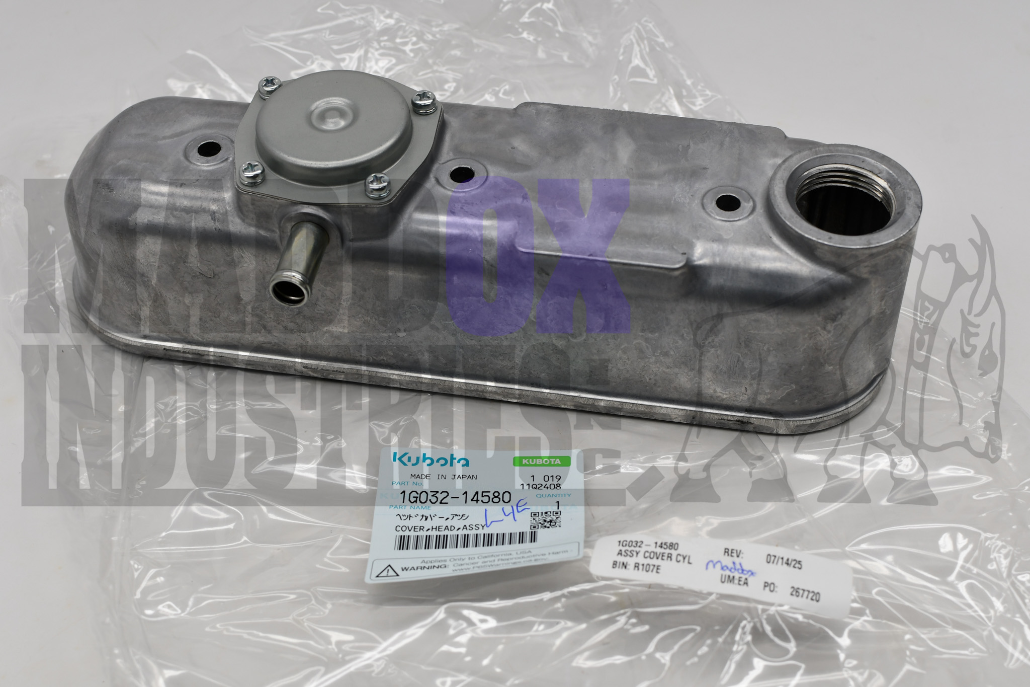 Kubota 1G032-14580 Valve